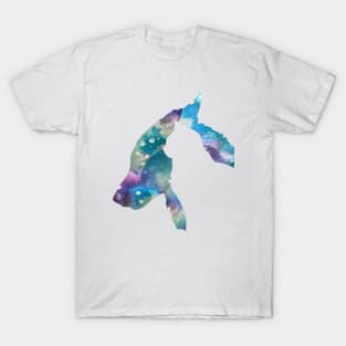 Cat and Dog Watercolor Portrait T-Shirt